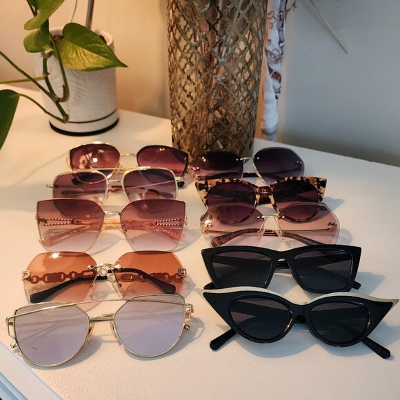 Accessories - Lot Womens Fashion Sunglasses Many Pairs Party Festival